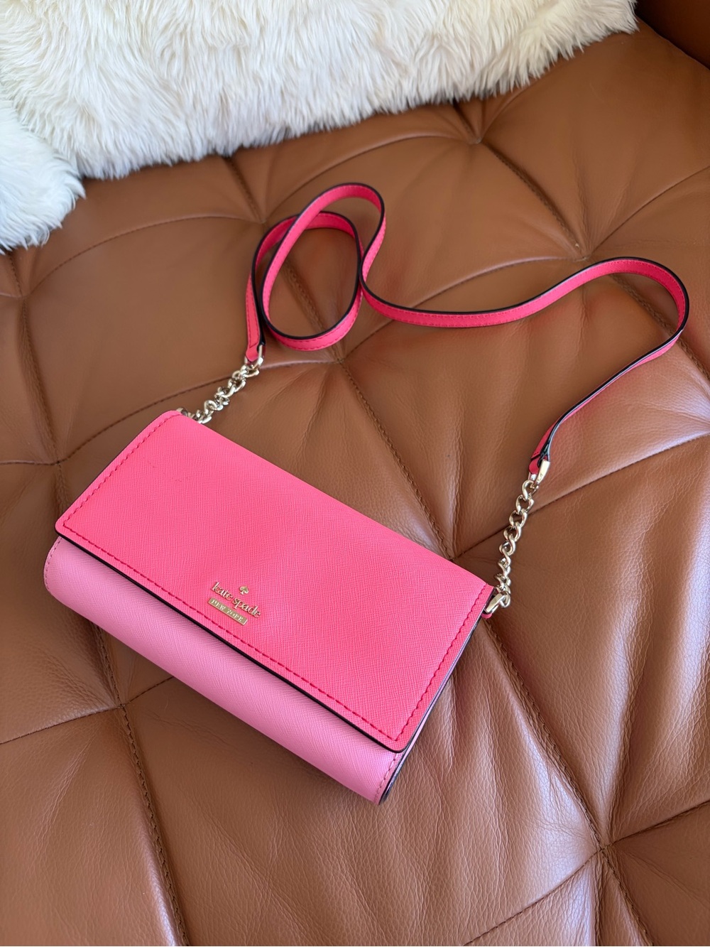 kate spade Pink Two-Tone Crossbody Bag